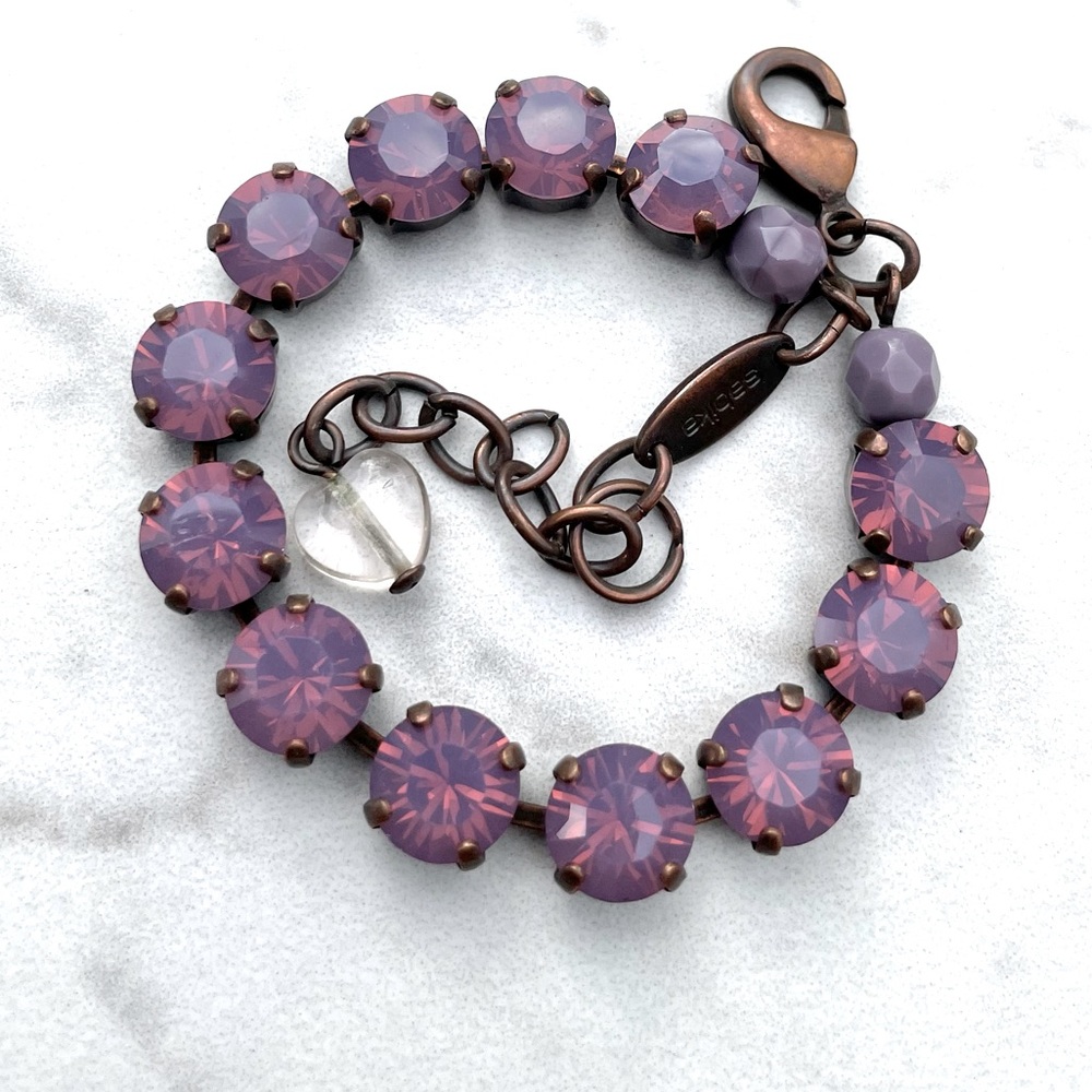 One of a kind milky light purple Sabika bracelet